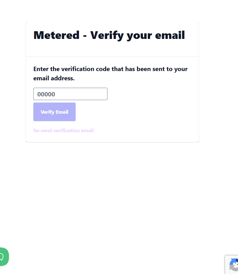E-mail verification
