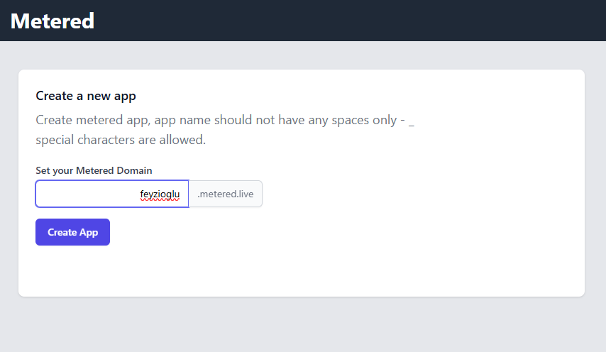 Create app